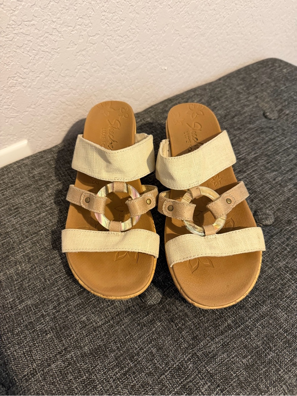 Skechers Luxe Foam Wedges
